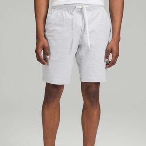 Lululemon City Sweat Short 9" Medium Heathered Ultra Light Grey Sea Salt Gray
